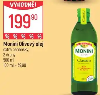 Globus Monini Olivový olej nabídka