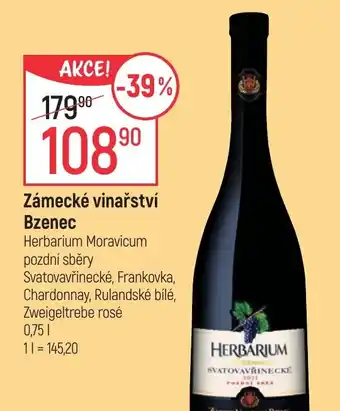 Globus Zámecké vinařství Bzenec nabídka