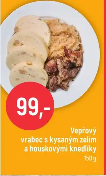 Globus Vepřový vrabec s kysaným zelím a houskovými knedlíky nabídka