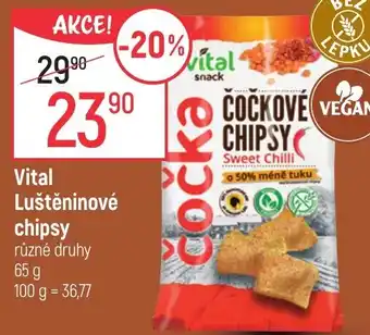 Globus Vital Luštěninové chipsy nabídka