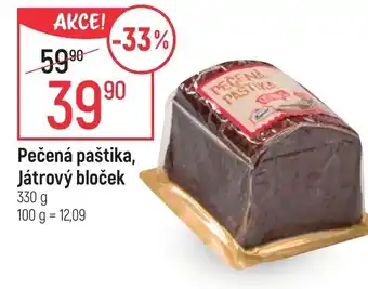 Globus Pečená paštika, Játrový bloček nabídka