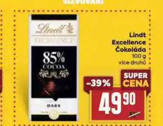 Billa Lindt excellence čokoláda nabídka