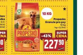 Billa Propesko granule pro psy nabídka