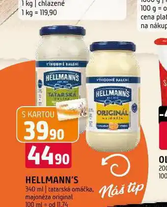 Terno Hellmann's majonéza nabídka