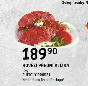 Terno Hovězí přední kližka nabídka
