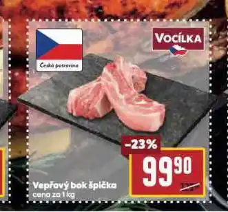 Billa Vepřový bok špička nabídka