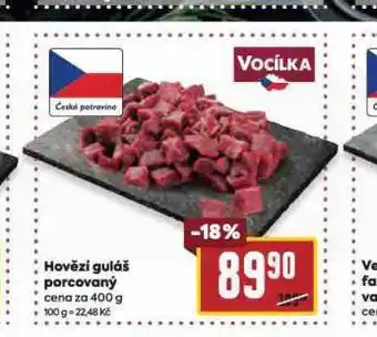 Billa Hovězí guláš porcovaný nabídka