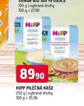 Terno Hipp mléčná kaše nabídka