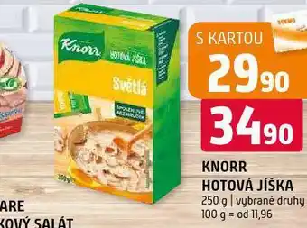 Terno Knorr hotová jíška nabídka