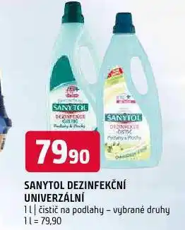 Terno Sanytol dezinfekce nabídka