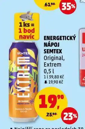 Penny Market Semtex energy drink nabídka