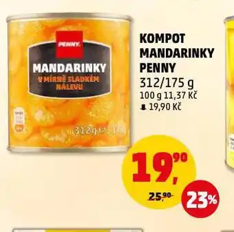 Penny Market Kompot madarinky nabídka