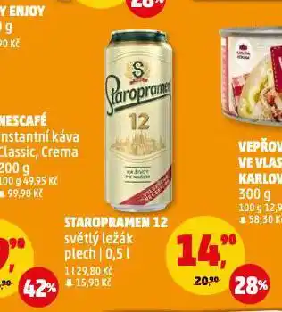 Penny Market Pivo staropramen nabídka