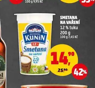 Penny Market Smetana na vaření nabídka
