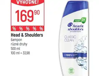 Globus Head & Shoulders šampon nabídka