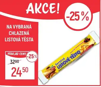 Globus NA VYBRANÁ CHLAZENÁ LISTOVÁ TĚSTA nabídka