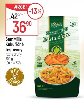 Globus SamMills Kukuřičné těstoviny nabídka