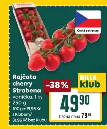 Billa Rajčata cherry Strabena nabídka