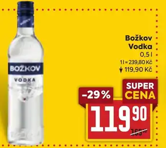 Billa Božkov Vodka nabídka