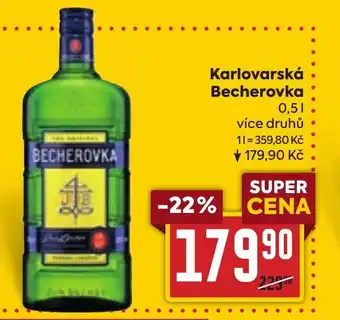Billa Karlovarská Becherovka nabídka