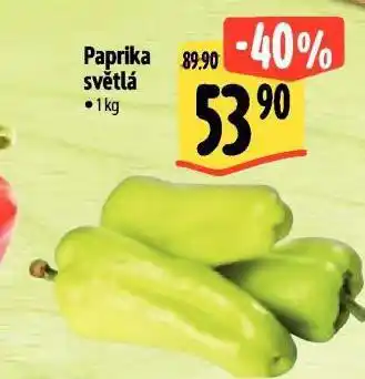 Albert Paprika světlá nabídka