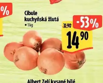 Albert Cibule kuchyňská žlutá nabídka