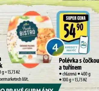 Albert Polévka s čočkou a tuřínem nabídka