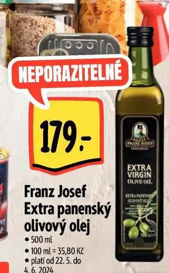 Albert Franz josef olivový olej extra panenský nabídka