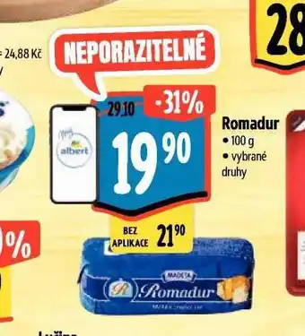 Albert Romadur nabídka