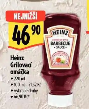 Albert Heinz grilovací omáčka nabídka