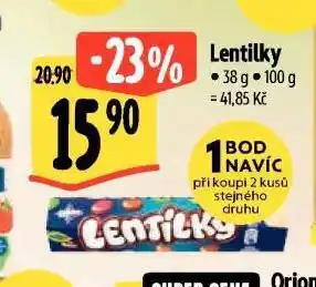 Albert Lentilky nabídka