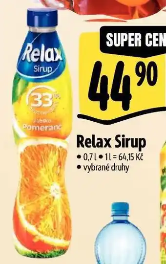 Albert Relax sirup nabídka