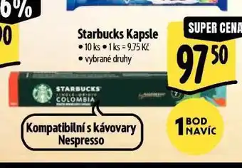 Albert Starbucks kávové kapsle nabídka