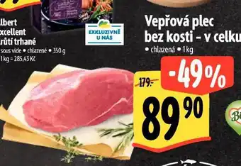 Albert Vepřová plec bez kosti nabídka