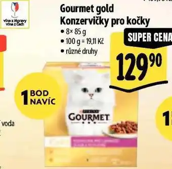 Albert Gourmet gold konzervy pro kočky nabídka