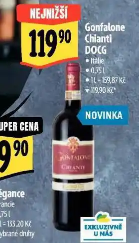 Albert Gonfalone chianti nabídka