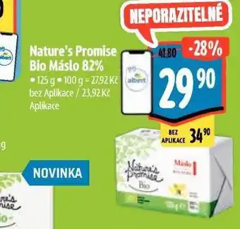 Albert Bio máslo nabídka