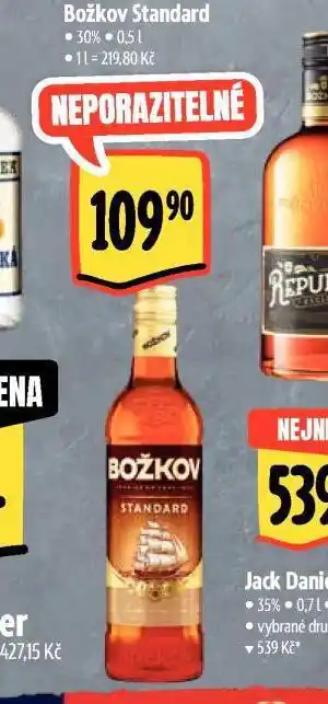 Albert Božkov standard nabídka