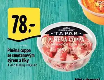 Albert Plněná coppa se smetanovým sýrem a fíky nabídka