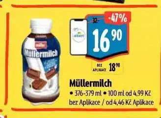 Albert Mullermilch mléčný nápoj nabídka