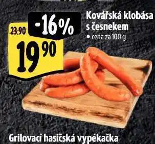 Albert Kovářská klobása s česnekem nabídka