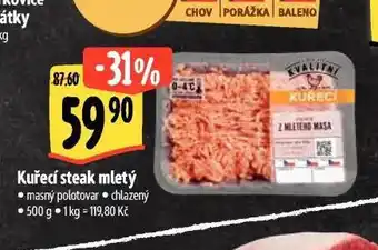 Albert Kuřecí steak mletý nabídka