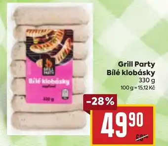 Billa Grill Party Bílé klobásky nabídka
