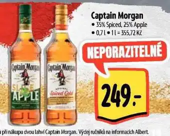 Albert Captain morgan nabídka