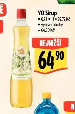 Albert Yo sirup nabídka