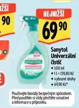 Albert Sanytol univerzální čistič nabídka