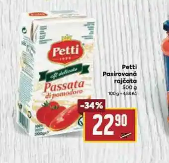 Billa Petti pasírovaná rajčata nabídka