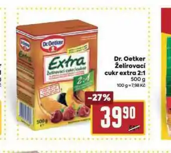 Billa Dr. oetker želírovací cukr extra 2:1 nabídka