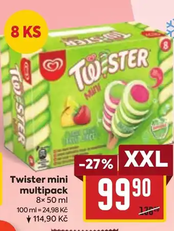 Billa Twister mini multipack nabídka