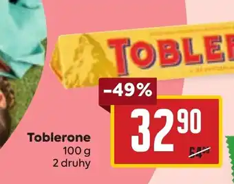 Billa Toblerone nabídka